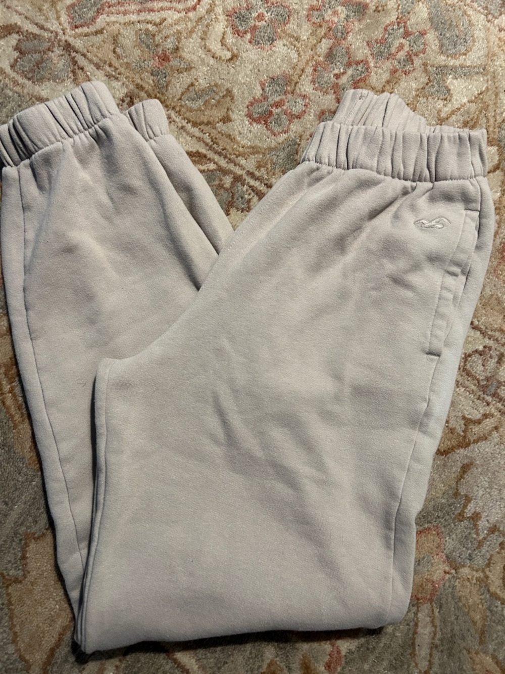 Hollister Feel Good Adjustable Rise Fleece Dad Joggers